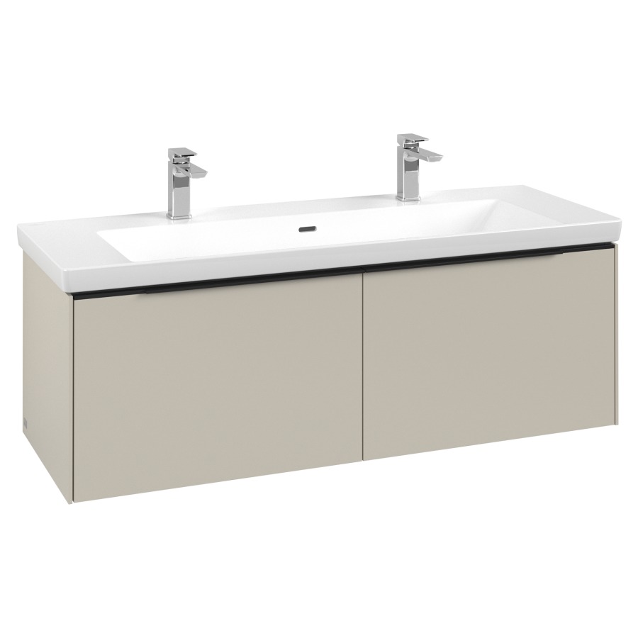 Élément inférieur SUBWAY 3.0
127,2 x 42,9 x 47,8 cm
pour lavabo Subway 3.0 130 cm
élément à 2 tiroirs