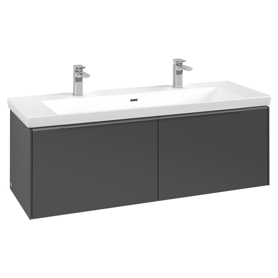 Élément inférieur SUBWAY 3.0
127,2 x 42,9 x 47,8 cm
pour lavabo Subway 3.0 130 cm
élément à 2 tiroirs