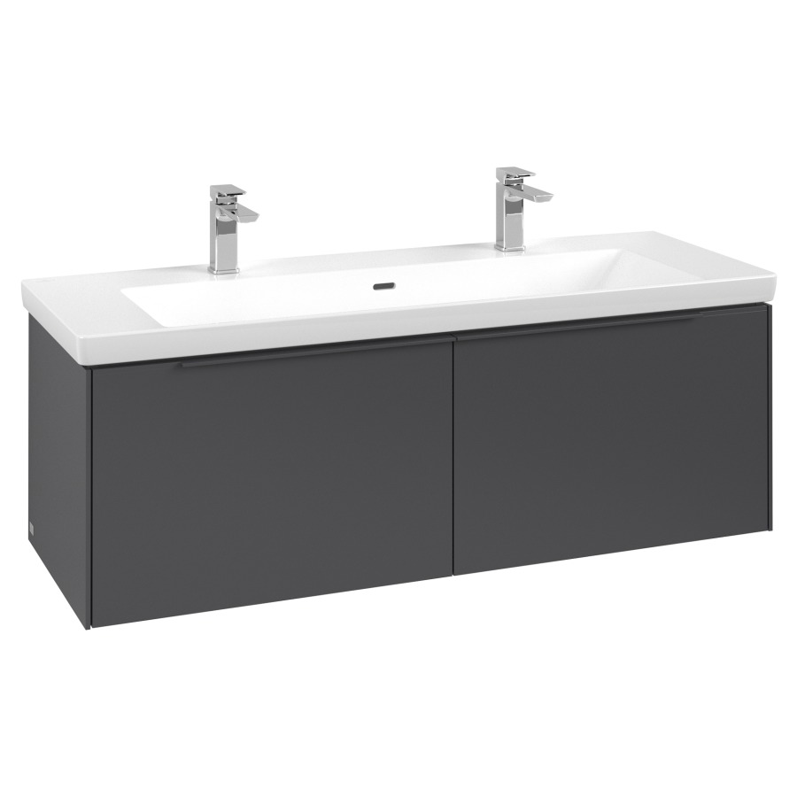 Élément inférieur SUBWAY 3.0
127,2 x 42,9 x 47,8 cm
pour lavabo Subway 3.0 130 cm
élément à 2 tiroirs