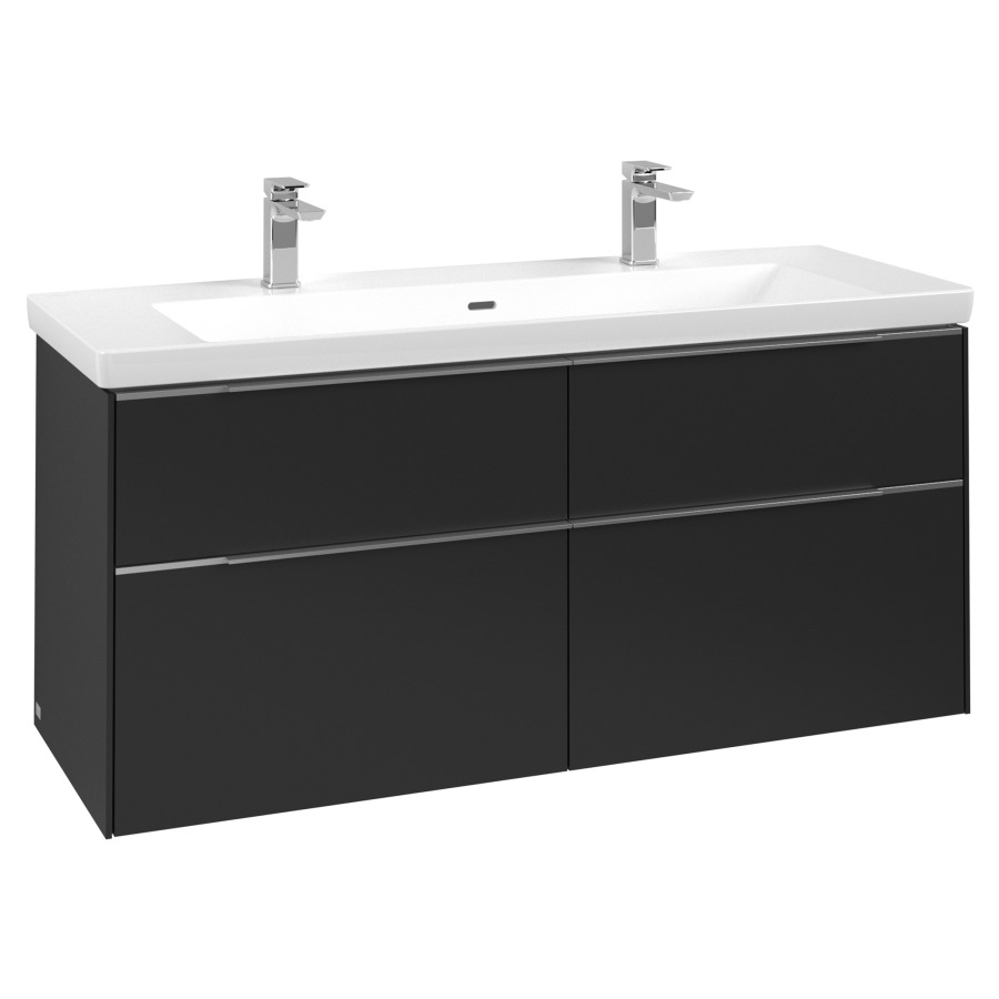 Élément inférieur SUBWAY 3.0
127,2 x 57,6 x 47,8 cm
pour lavabo Subway 3.0 130 cm
2 éléments à chacun 2 tiroirs