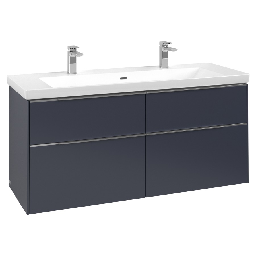 Élément inférieur SUBWAY 3.0
127,2 x 57,6 x 47,8 cm
pour lavabo Subway 3.0 130 cm
2 éléments à chacun 2 tiroirs