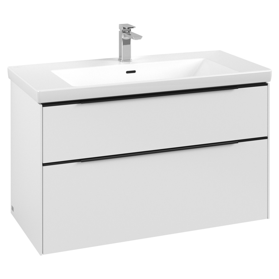 Élément inférieur SUBWAY 3.0
97,3 x 57,6 x 47,8 cm
pour lavabo double Subway 3.0
100 cm, élément à 2 tiroirs