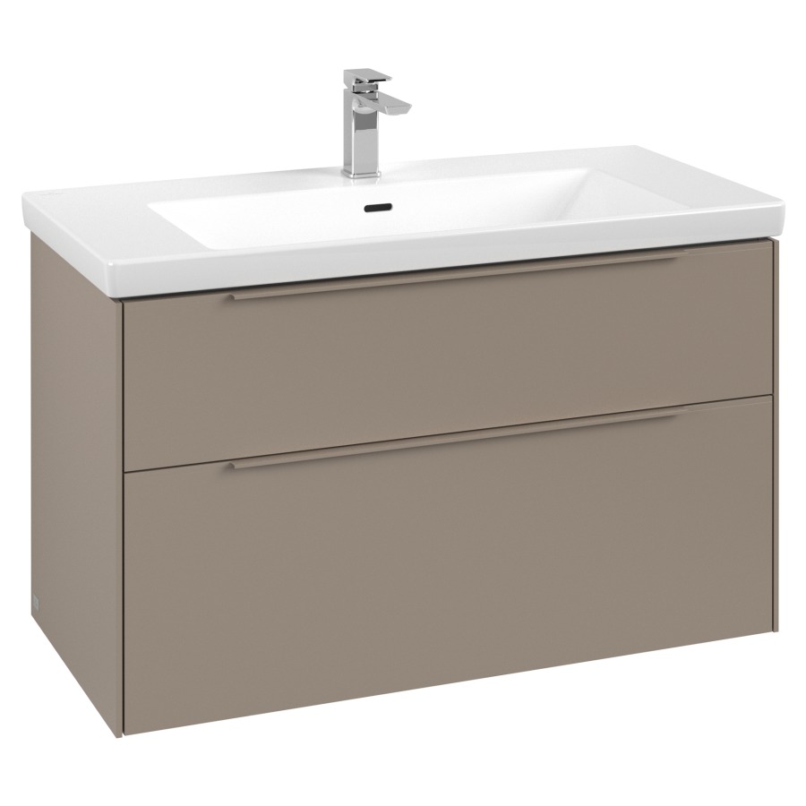 Élément inférieur SUBWAY 3.0
97,3 x 57,6 x 47,8 cm
pour lavabo double Subway 3.0
100 cm, élément à 2 tiroirs