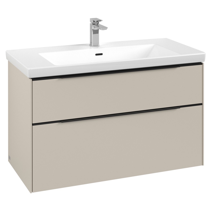 Élément inférieur SUBWAY 3.0
97,3 x 57,6 x 47,8 cm
pour lavabo double Subway 3.0
100 cm, élément à 2 tiroirs