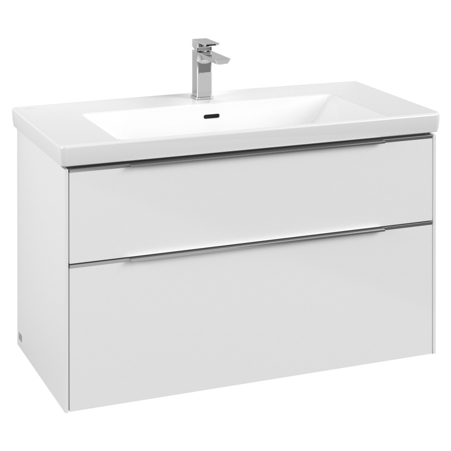 Élément inférieur SUBWAY 3.0
97,3 x 57,6 x 47,8 cm
pour lavabo double Subway 3.0
100 cm, élément à 2 tiroirs