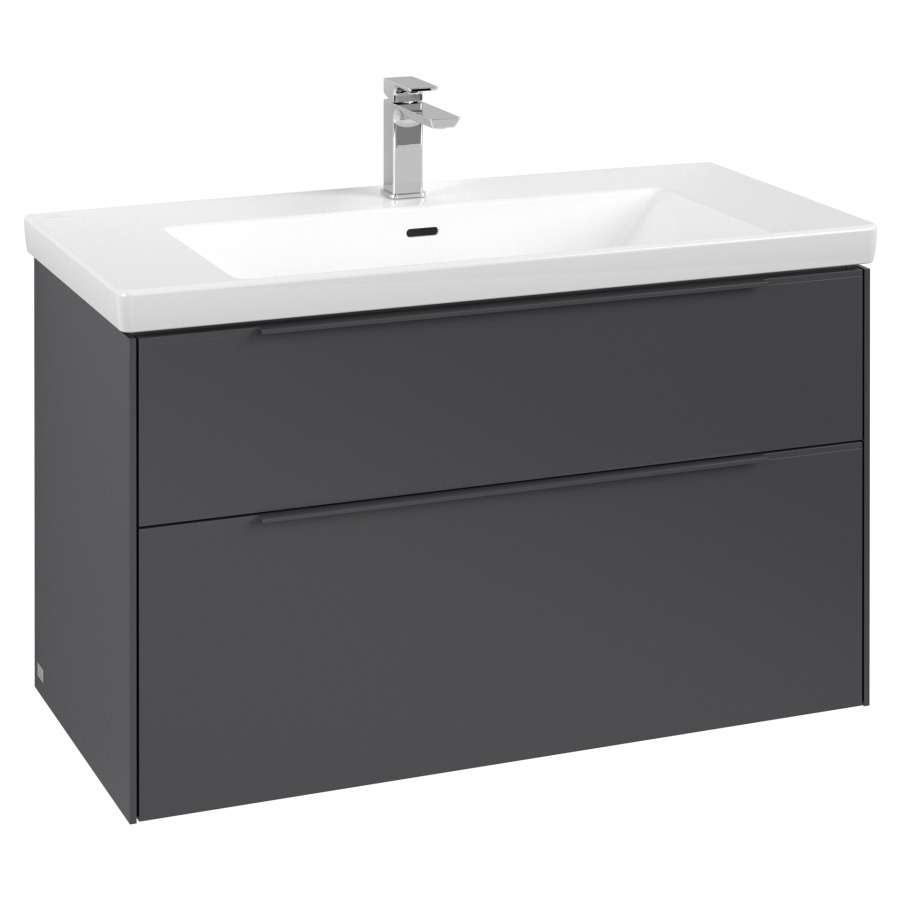 Élément inférieur SUBWAY 3.0
97,3 x 57,6 x 47,8 cm
pour lavabo double Subway 3.0
100 cm, élément à 2 tiroirs