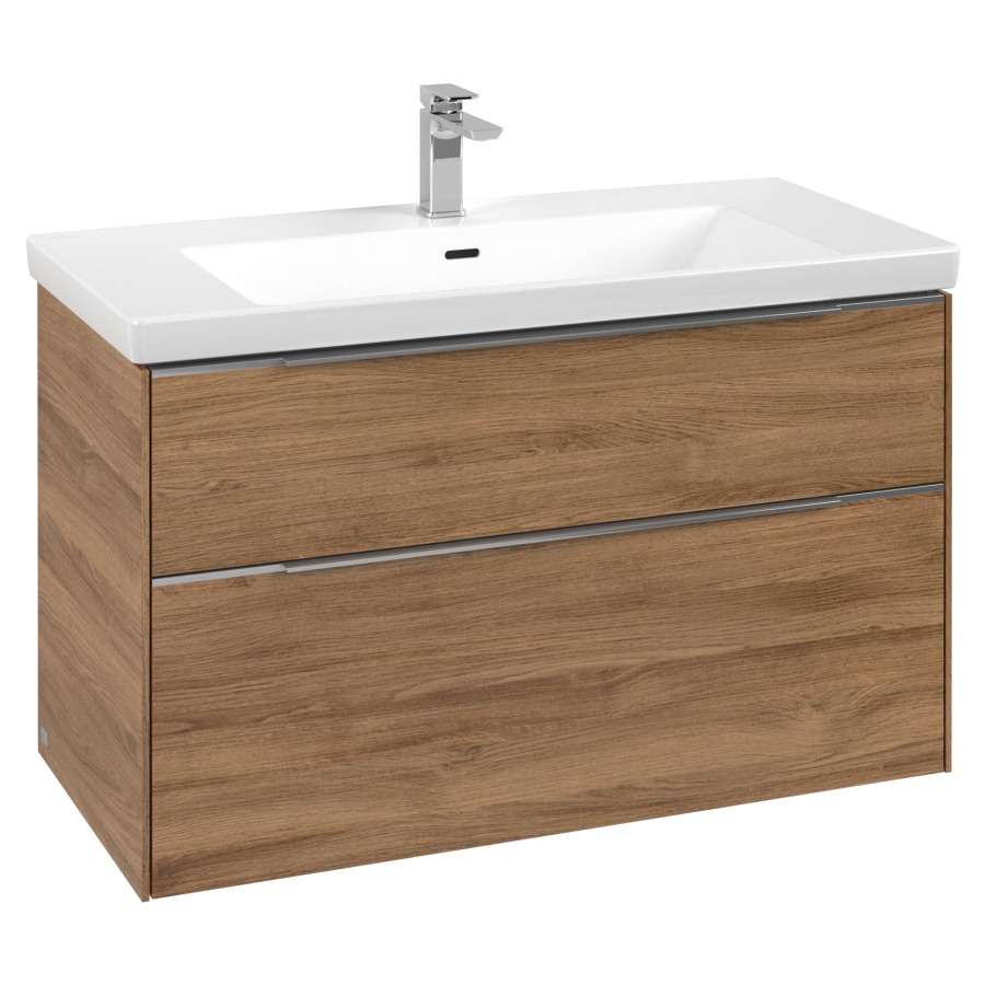 Élément inférieur SUBWAY 3.0
97,3 x 57,6 x 47,8 cm
pour lavabo double Subway 3.0
100 cm, élément à 2 tiroirs