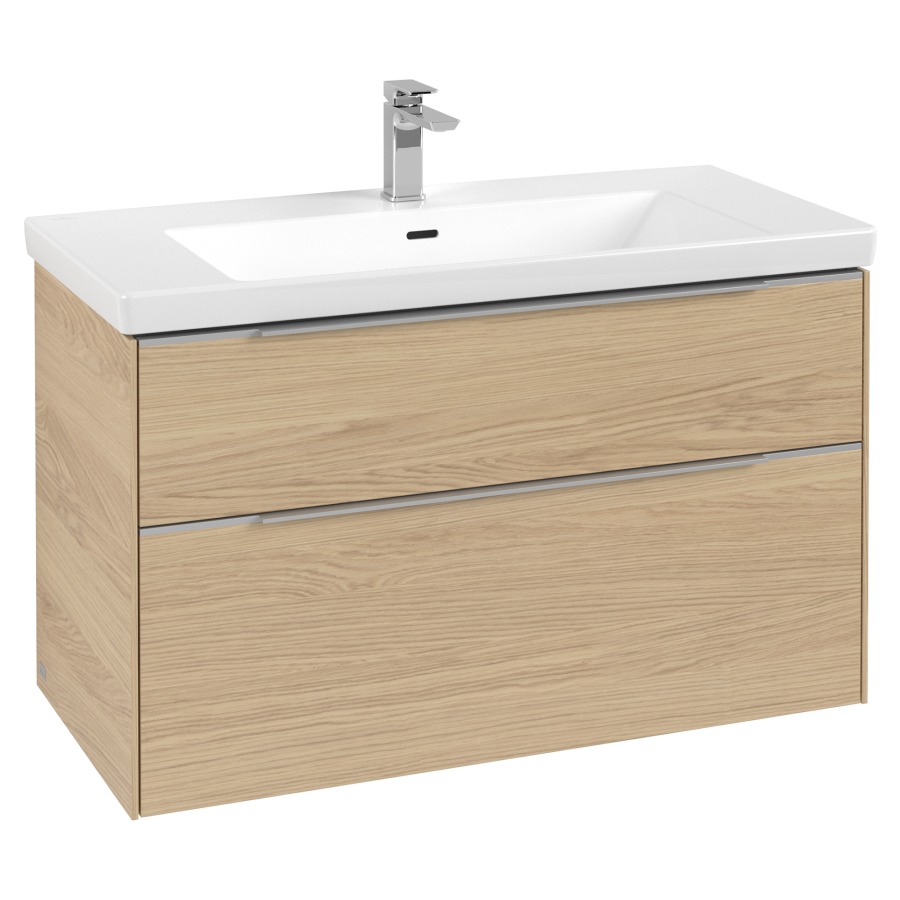 Élément inférieur SUBWAY 3.0
97,3 x 57,6 x 47,8 cm
pour lavabo double Subway 3.0
100 cm, élément à 2 tiroirs
