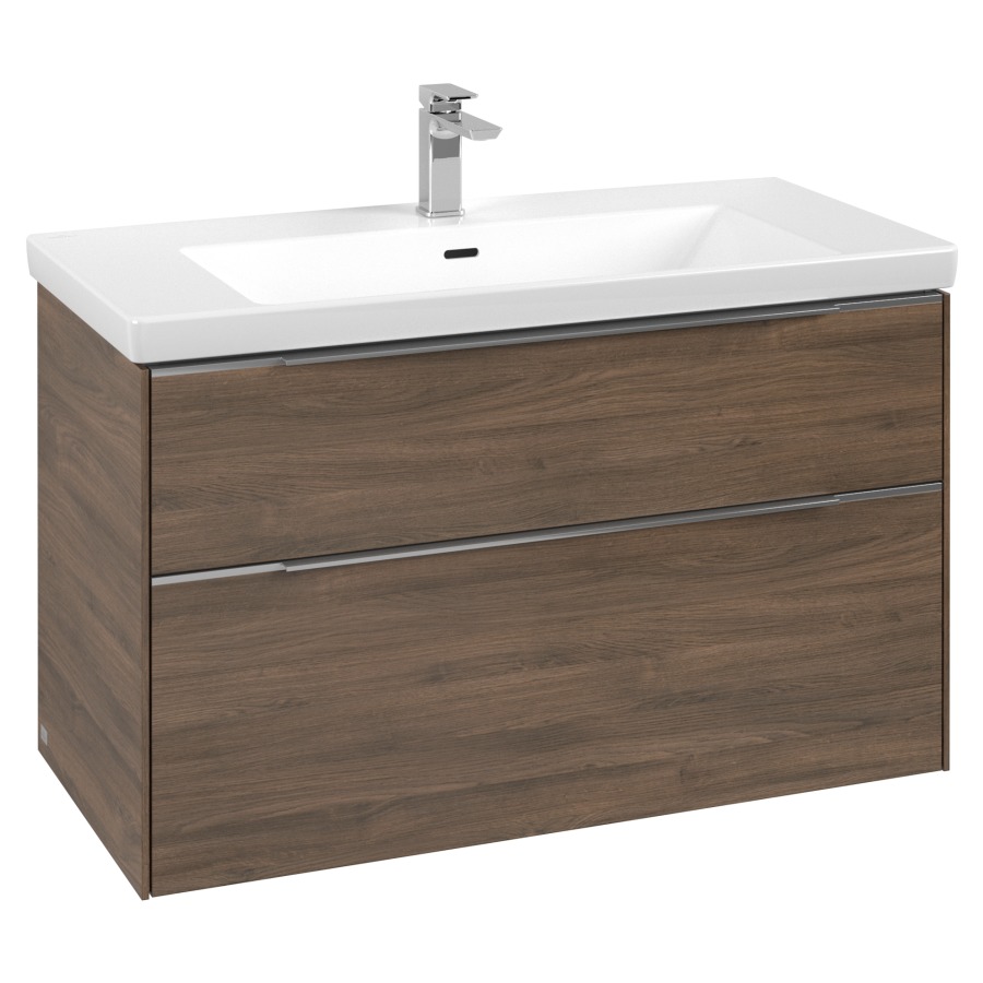 Élément inférieur SUBWAY 3.0
97,3 x 57,6 x 47,8 cm
pour lavabo double Subway 3.0
100 cm, élément à 2 tiroirs
