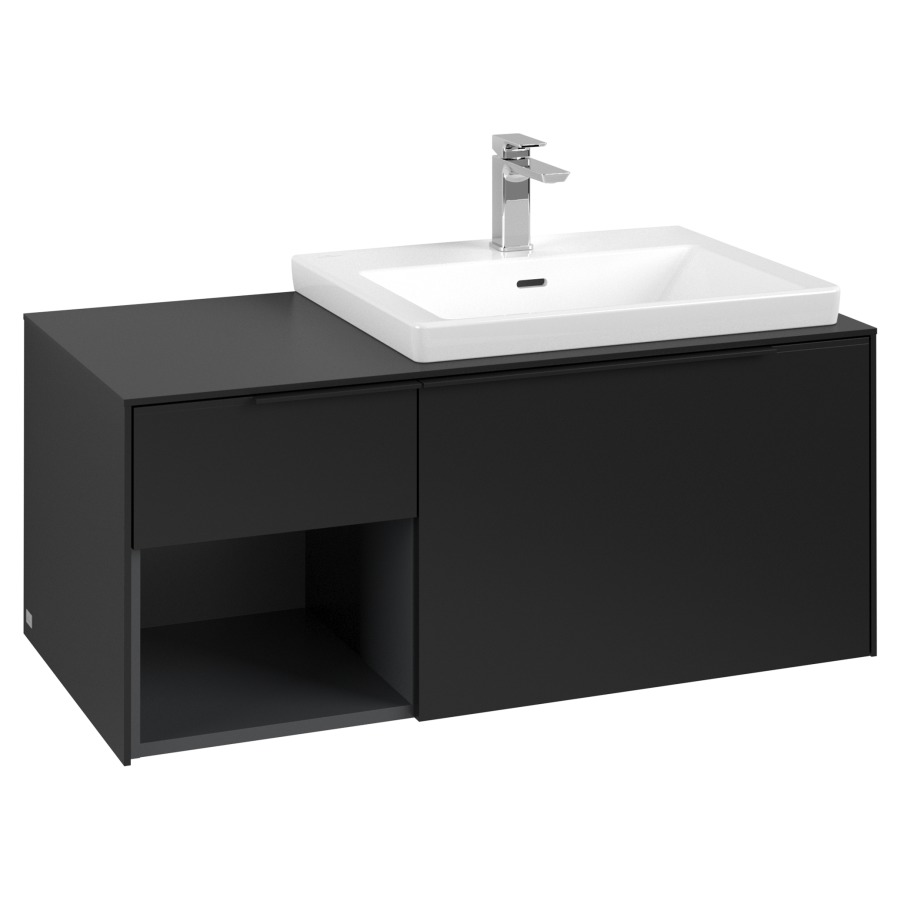 Élément inférieur SUBWAY 3.0
100,1 x 42,25 x 51,6 cm
pour lavabo Subway 3.0 60 cm,
2 éléments à chacun
1 tiroir, niche ouverte à
gauche