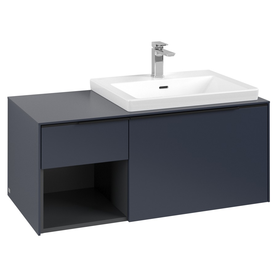 Élément inférieur SUBWAY 3.0
100,1 x 42,25 x 51,6 cm
pour lavabo Subway 3.0 60 cm,
2 éléments à chacun
1 tiroir, niche ouverte à
gauche
