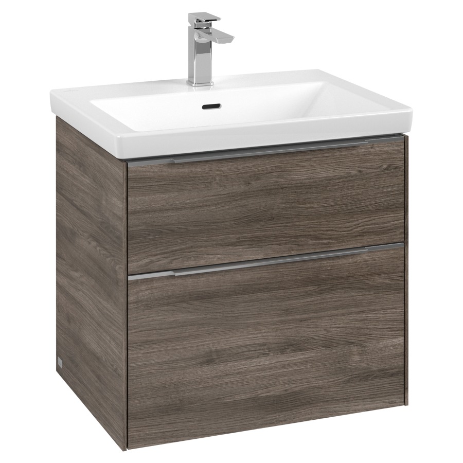 Élément inférieur SUBWAY 3.0
62,2 x 57,6 x 47,8 cm
pour lavabo Subway 3.0 65 cm
élément à 2 tiroirs