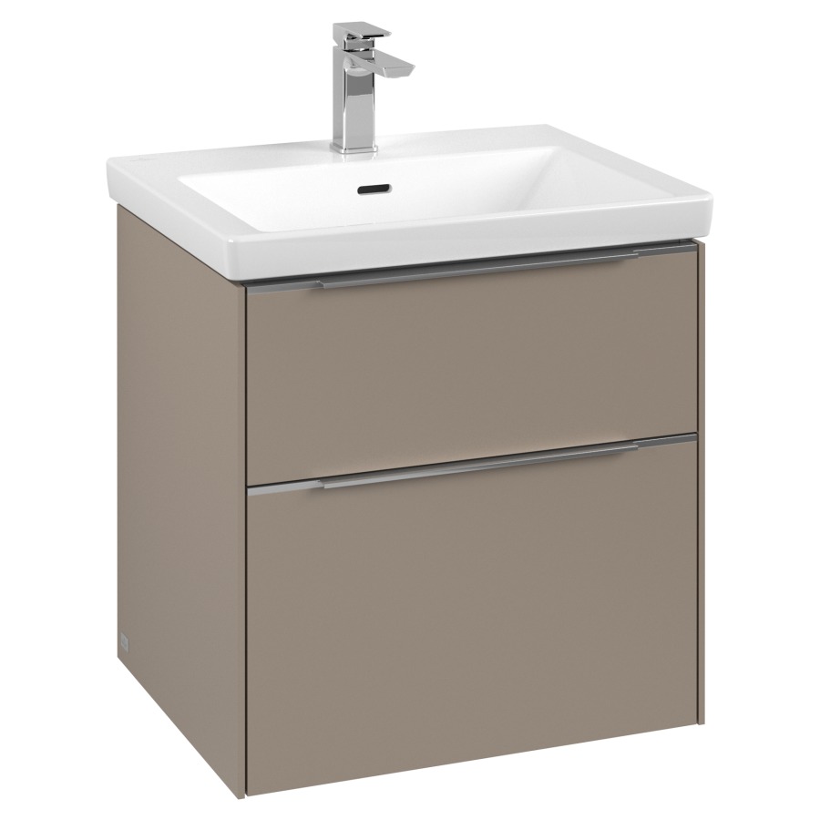 Élément inférieur SUBWAY 3.0
57,2 x 57,6 x 47,8 cm
pour lavabo Subway 3.0 60 cm
élément à 2 tiroirs