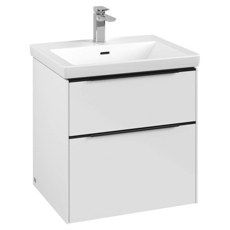 Élément inférieur SUBWAY 3.0
57,2 x 57,6 x 47,8 cm
pour lavabo Subway 3.0 60 cm
élément à 2 tiroirs