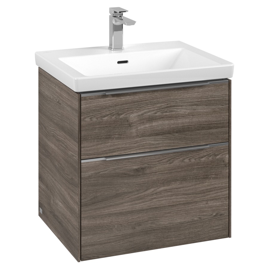 Élément inférieur SUBWAY 3.0
57,2 x 57,6 x 47,8 cm
pour lavabo Subway 3.0 60 cm
élément à 2 tiroirs