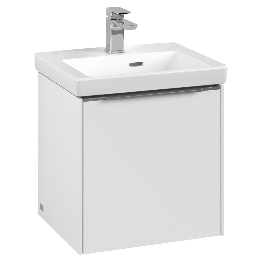 Élément inférieur SUBWAY 3.0
42,3 x 42,9 x 37,75 cm
pour lave-mains Subway 3.0
45 cm, armoire de tablette
1 porte, chanières à gauche