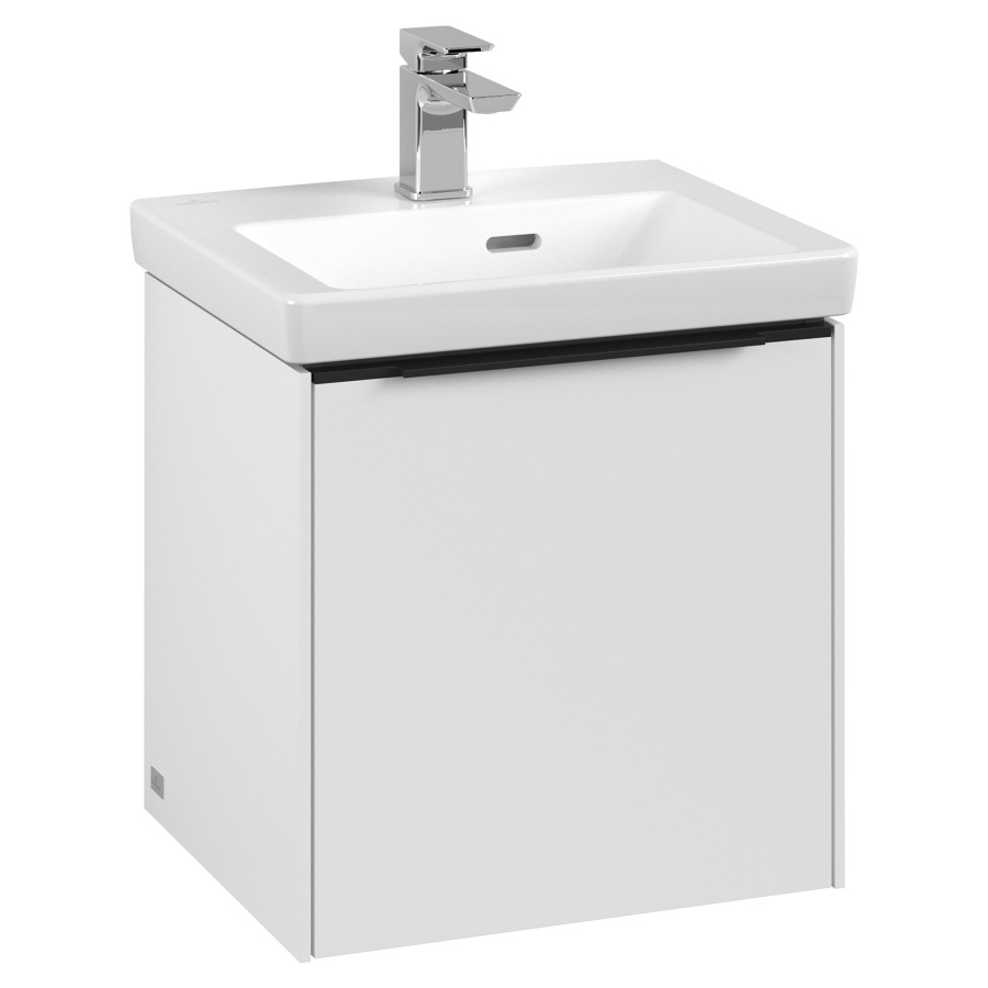 Élément inférieur SUBWAY 3.0
42,3 x 42,9 x 37,75 cm
pour lave-mains Subway 3.0
45 cm, armoire de tablette
1 porte, chanières à gauche