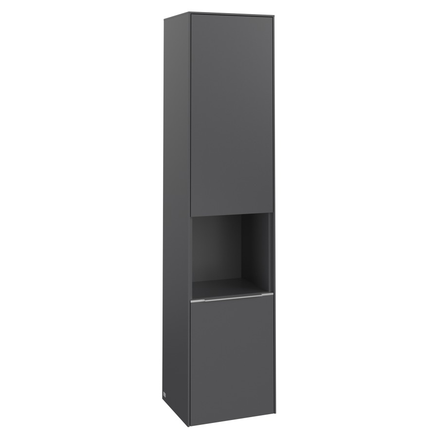 Armoire haute SUBWAY 3.0
40,0 x 171,0 x 36,2 cm
armoire de tablette, 2 portes
4 tablettes, charnières à
gauche, 1 niche ouverte