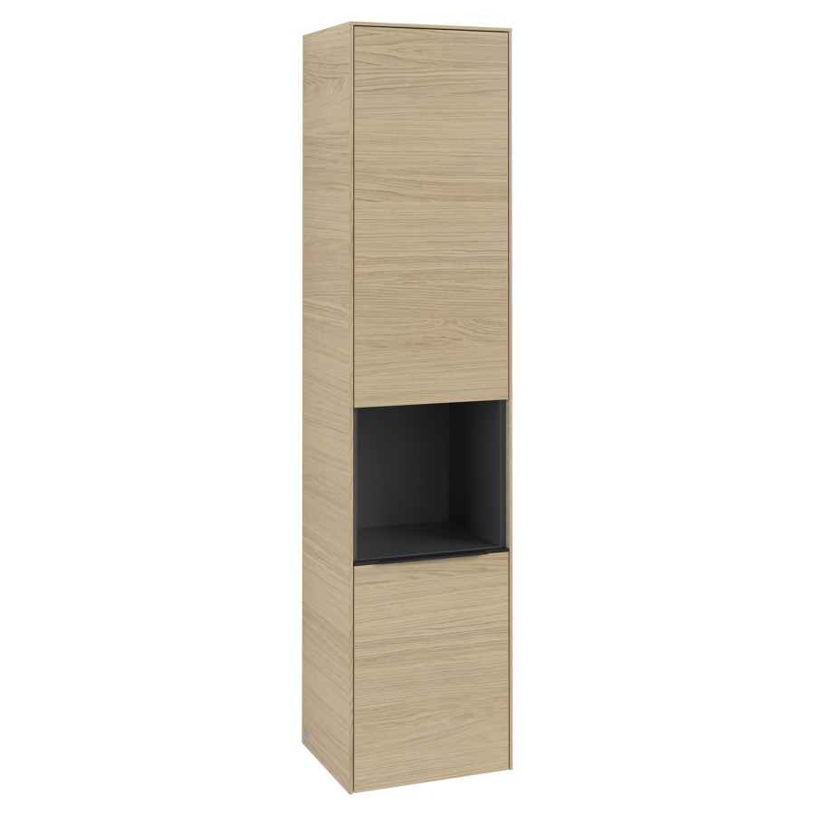 Armoire haute SUBWAY 3.0
40,0 x 171,0 x 36,2 cm
armoire de tablette, 2 portes
4 tablettes, charnières à
gauche, 1 niche ouverte
