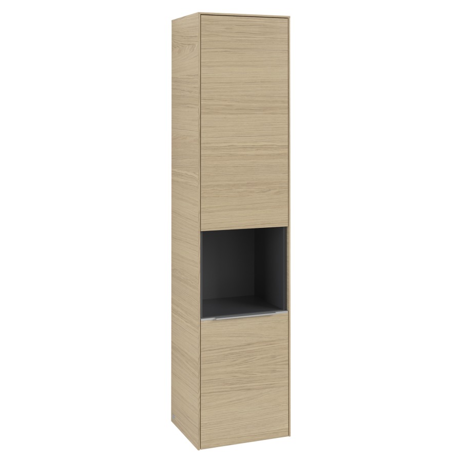 Armoire haute SUBWAY 3.0
40,0 x 171,0 x 36,2 cm
armoire de tablette, 2 portes
4 tablettes, charnières à
droite, 1 niche ouverte
