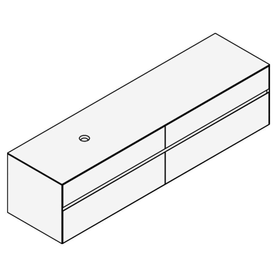 Élément inférieur KARMA MIXTE
200,9 x 49,8 x 52,0 cm
2 éléments à chacun 2 tiroirs
pour lavabo à poser 248 156
157/158/159/160/161/162/163
164 à gauche