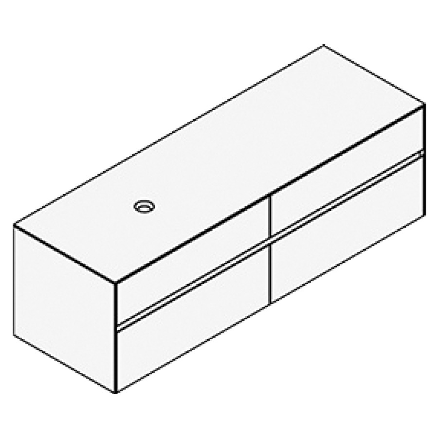 Élément inférieur KARMA CERAM
160,9 x 49,8 x 52,0 cm
2 éléments à chacun 2 tiroirs
pour lavabo à poser 248 156
157/158/159/160/161/162/163
164 à gauche