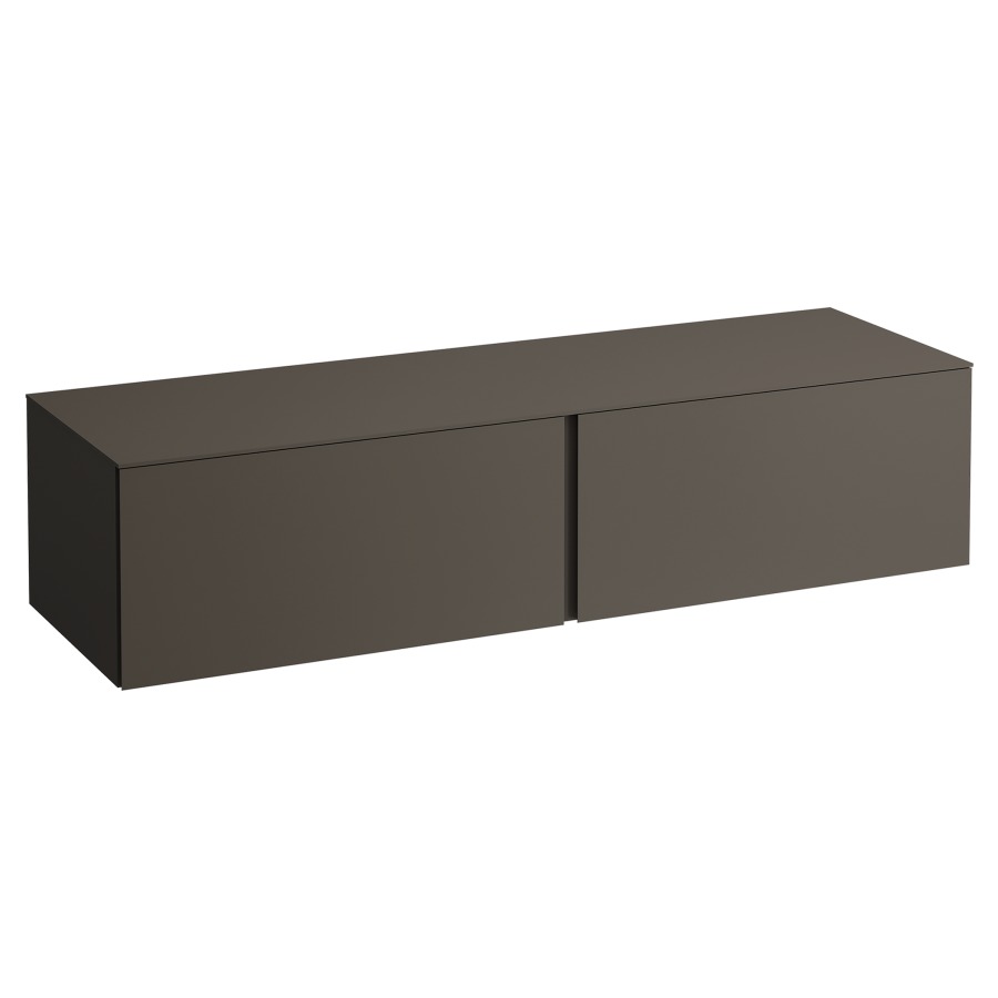 Élément inférieur
ILBAGNOALESSI
160,0 x 37,0 x 50,0 cm
élément à 2 tiroirs
avec plaque de recouvrement
HPL de 6 mm en couleur corpus
sans découpe de lavabo