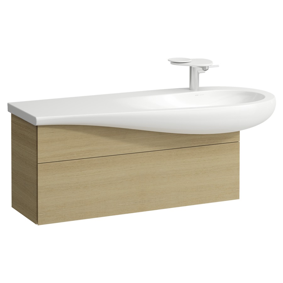 Élément inférieur
ILBAGNOALESSI
99,5 x 44,0 x 32,0 cm
élément à 1 tiroir
pour lavabo 234 084/088
tablette à gauche