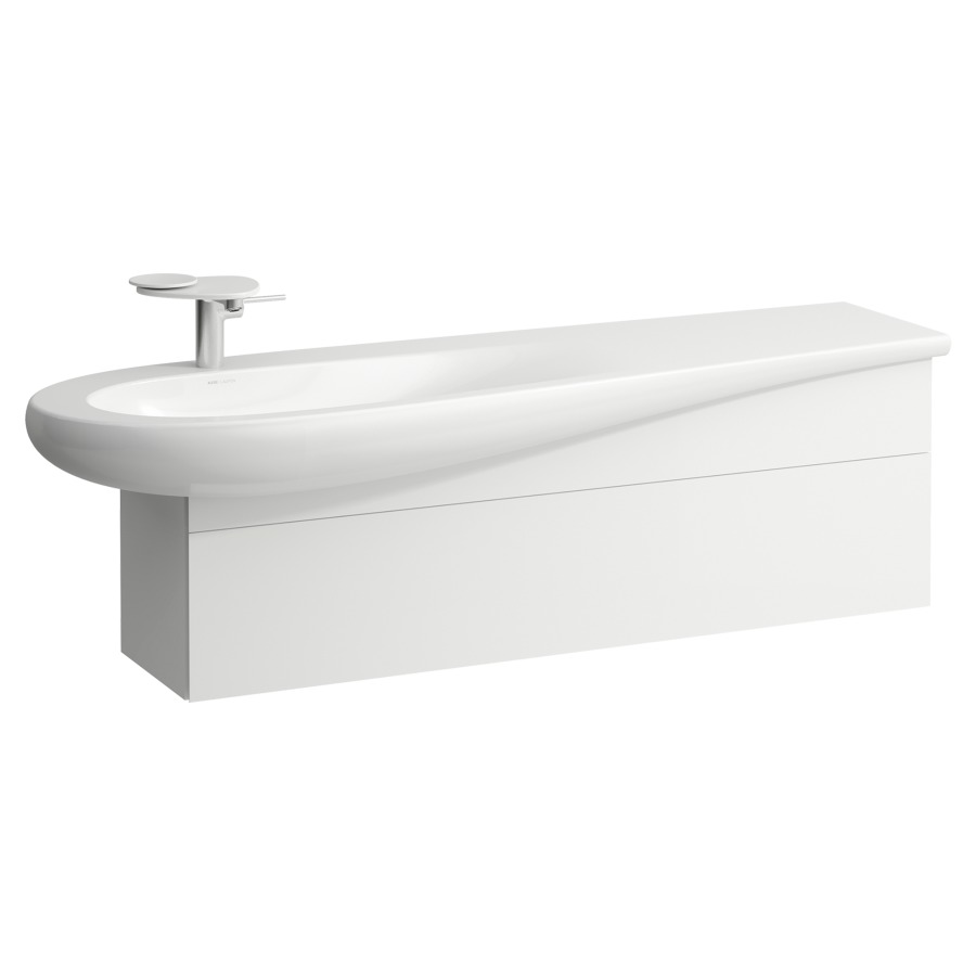 Élément inférieur
ILBAGNOALESSI
135,0 x 44,0 x 32,0 cm
élément à 1 tiroir
pour lavabo à gauche
212 047/048