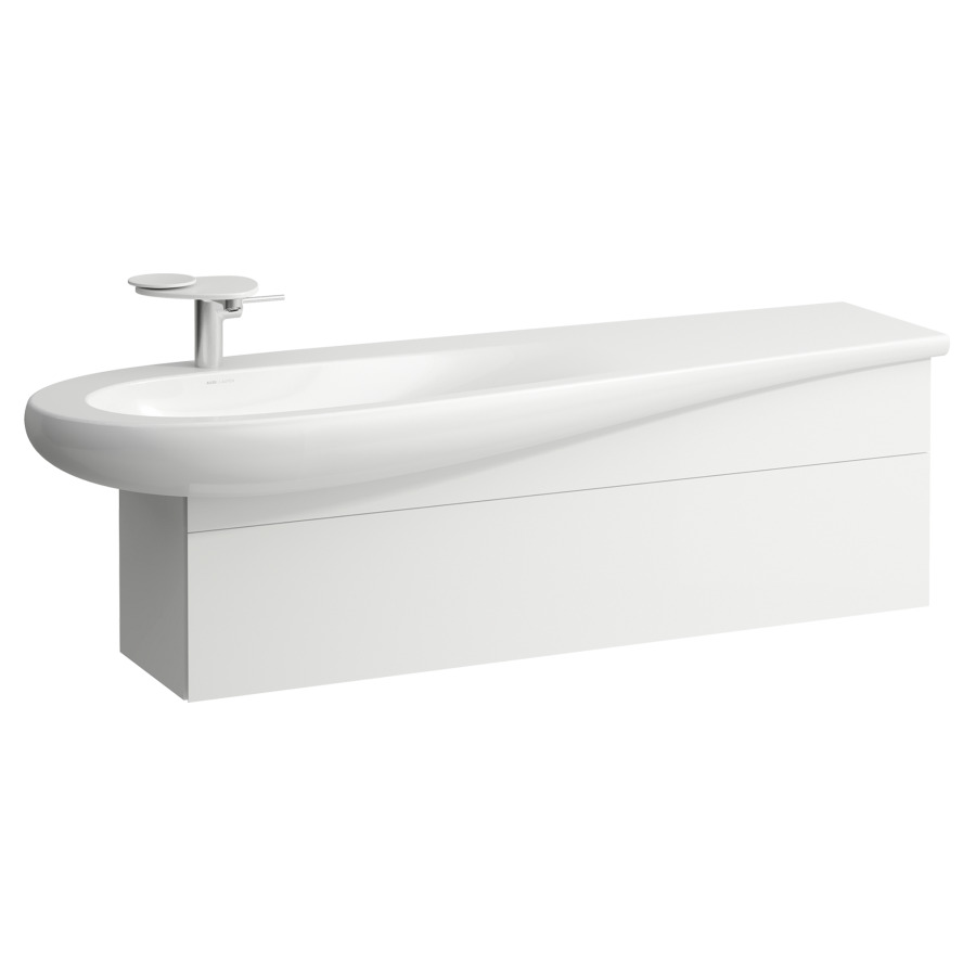 Élément inférieur
ILBAGNOALESSI
135,0 x 44,0 x 32,0 cm
élément à 1 tiroir
pour lavabo à gauche
212 047/048