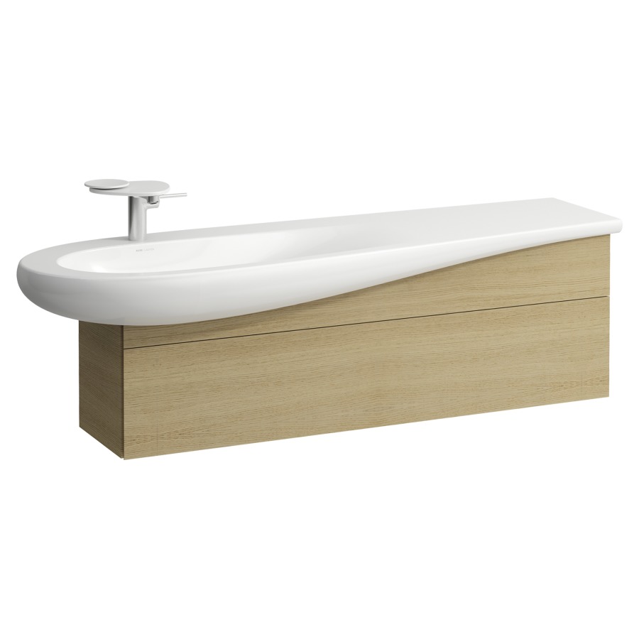 Élément inférieur
ILBAGNOALESSI
135,0 x 44,0 x 32,0 cm
élément à 1 tiroir
pour lavabo à gauche
212 047/048