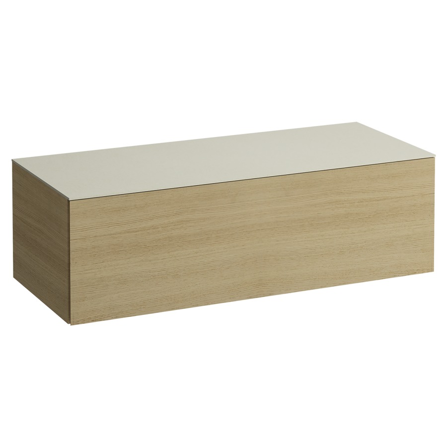 Élément inférieur
ILBAGNOALESSI
120,0 x 37,0 x 50,0 cm
élément à 1 tiroir
avec plaque de recouvrement
de 6 mm céramique Calce Avorio
sans découpe de lavabo