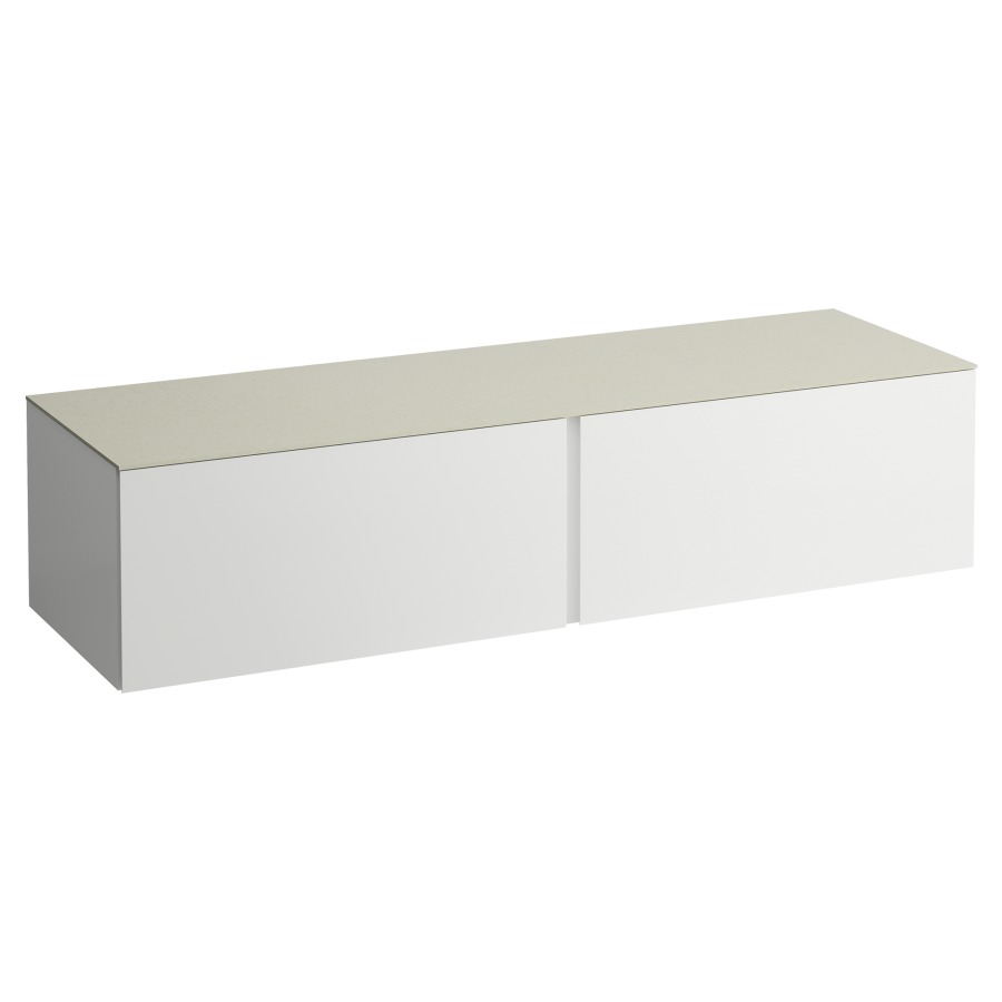 Élément inférieur
ILBAGNOALESSI
160,0 x 37,0 x 50,0 cm
élément à 2 tiroirs
avec plaque de recouvrement
de 6 mm céramique Calce Avorio
sans découpe de lavabo