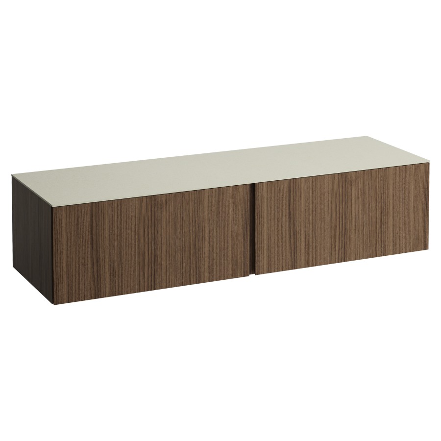 Élément inférieur
ILBAGNOALESSI
160,0 x 37,0 x 50,0 cm
élément à 2 tiroirs
avec plaque de recouvrement
de 6 mm céramique Calce Avorio
sans découpe de lavabo