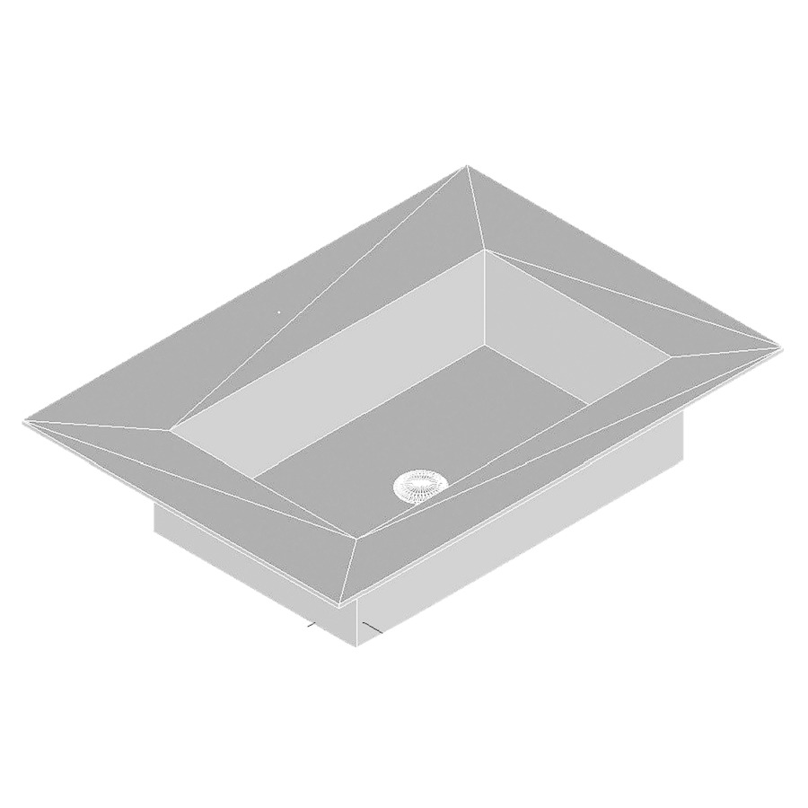 Lavabo LEONARDO HPL
123,0-142,0 x 1,0 x 50,0 cm
HPL, avec trop-plein