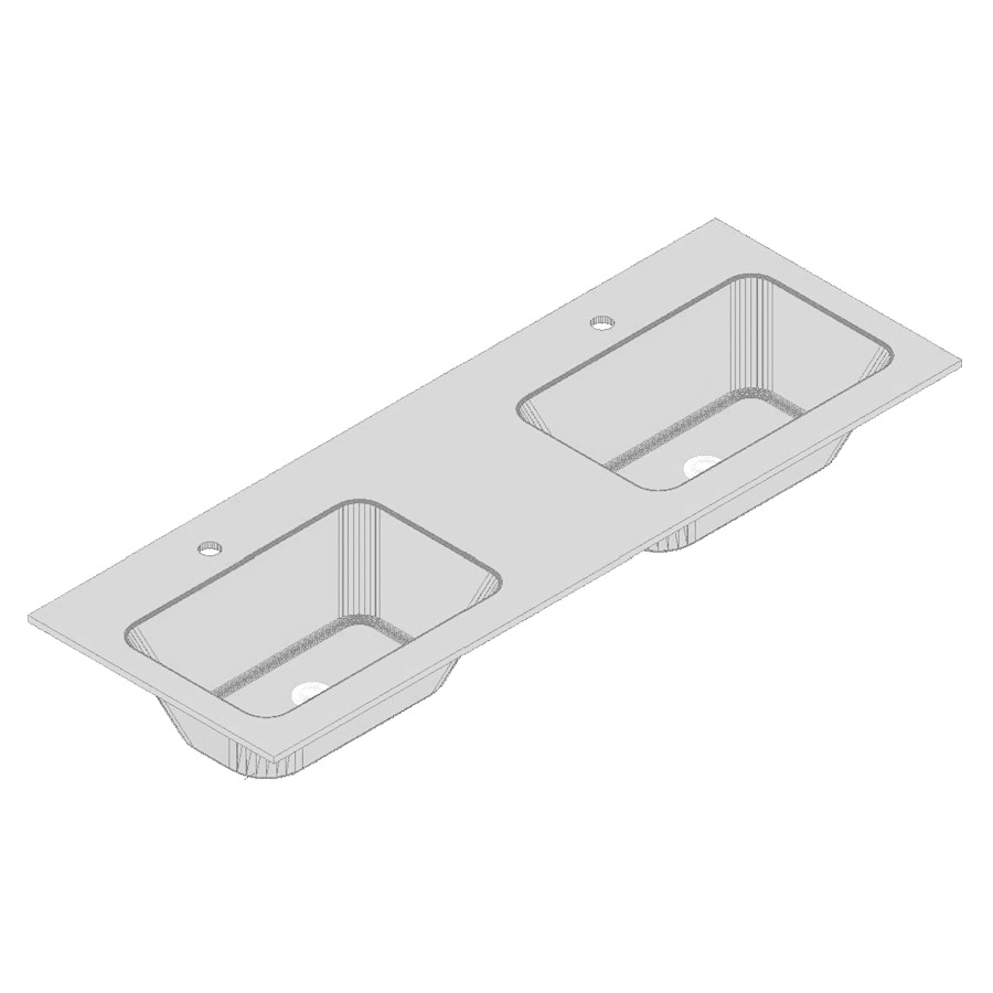 Lavabo double Dharma