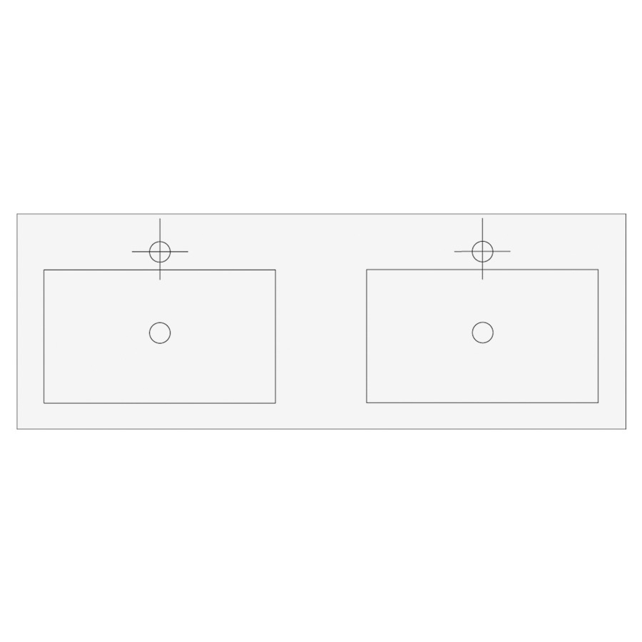 Lavabo double Raffaello