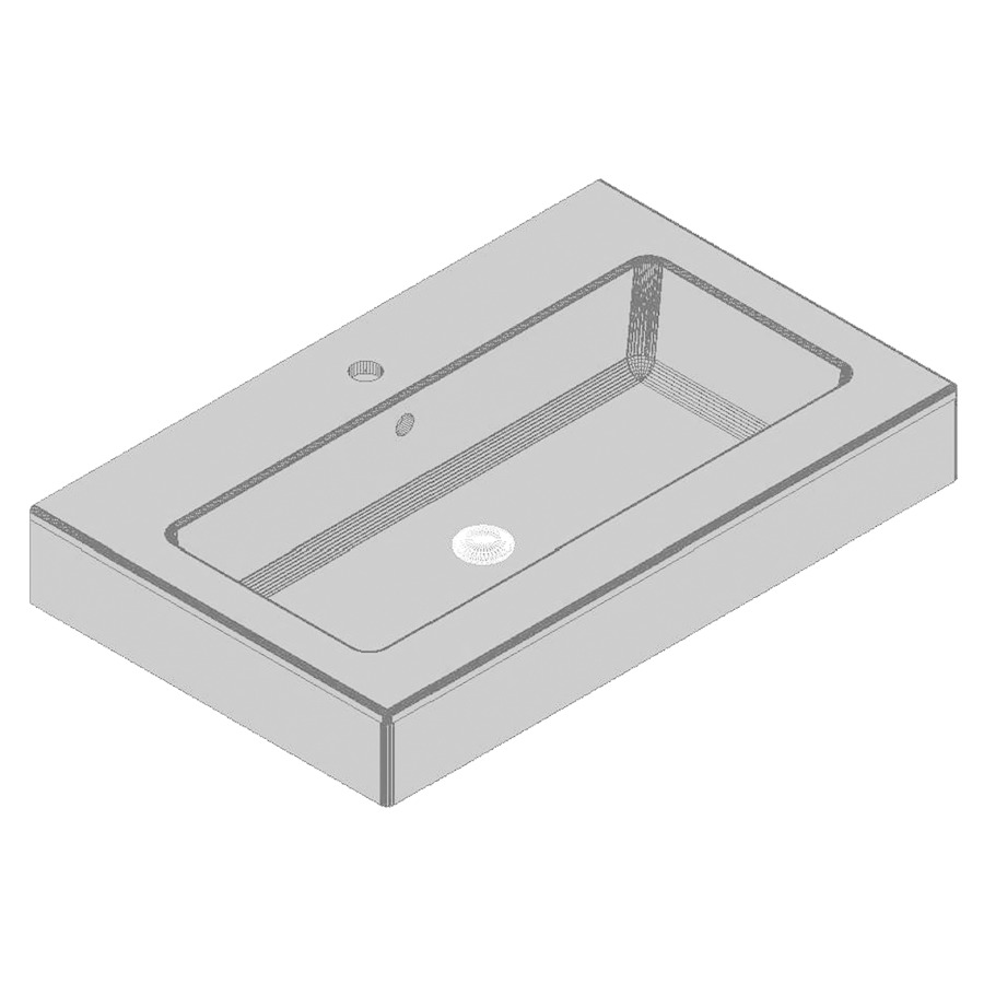 Lavabo Galileo Free Rettangolo