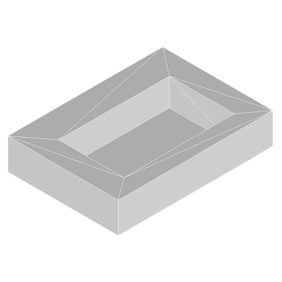 Lavabo LEONARDO FREE HPL
163,0-182,0 x 14,0 x 50,0 cm
HPL, avec fond amovible