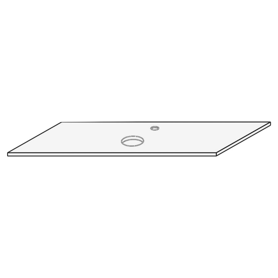 Plaque de recouvrement
grès cérame
103,0-122,0 x 1,3 x 50,0 cm
pour lavabo