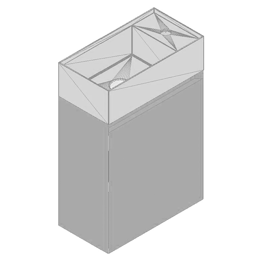 Meuble avec lavabo LILLIPUT 45
41,0 x 60,0 x 21,0 cm
lavabo coulée minérale color
sans trop-plein et avec
1 trou robinetterie
avec armoire de tablette
1 porte charnière à droite
avec poignée encastrée
fixations et siphon gain de
place inclus