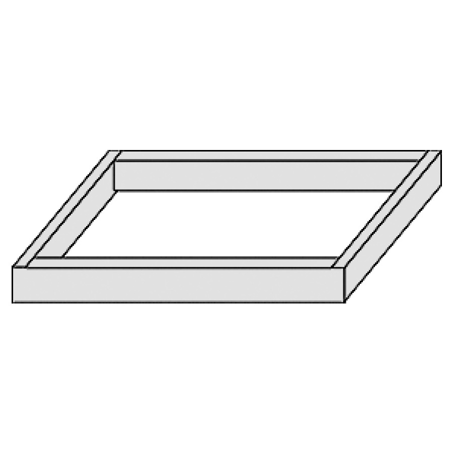 Plinthe INDA
80,0 x 2,0 x 50,0 cm
pour élément inférieur
profondeur 45 cm
