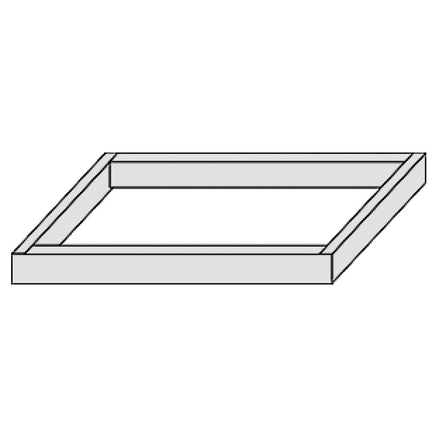 Plinthe INDA
100,0 x 2,0 x 50,0 cm
pour élément inférieur
profondeur 45 cm