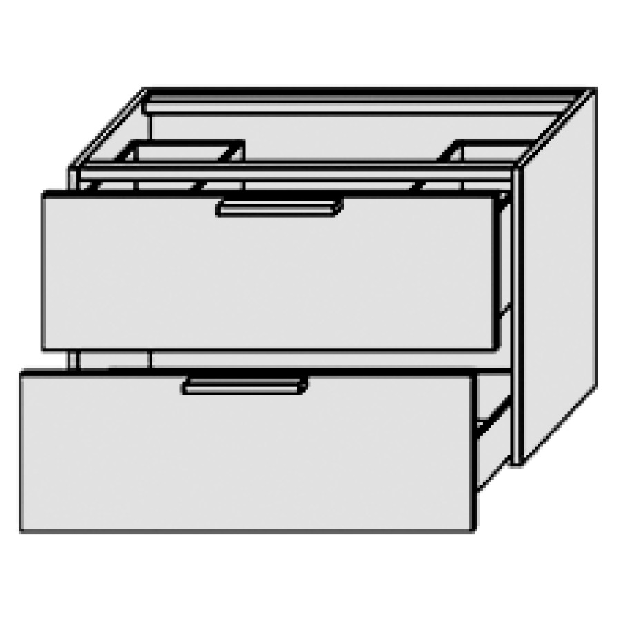 Élément inférieur PROGETTO
70,0 x 48,0 x 50,0 cm
élément à 2 tiroirs