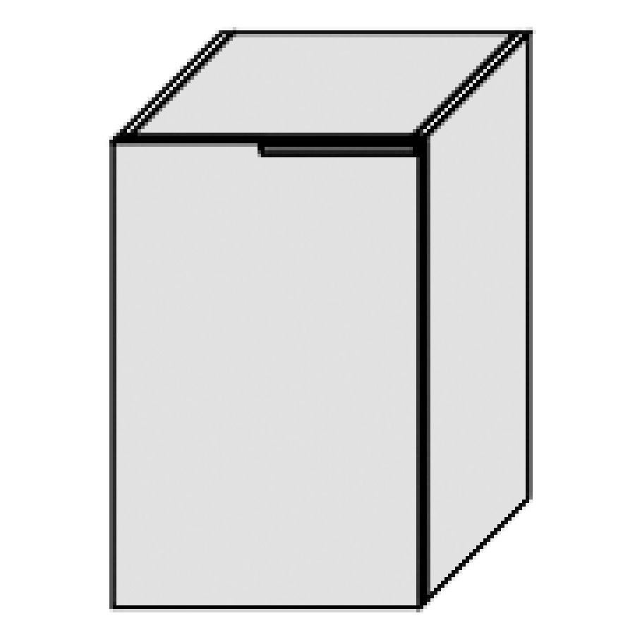 Élément inférieur PROGETTO
30,0 x 48,0 x 50,0 cm
latérale, armoire de tablette
1 porte, charnière à gauche