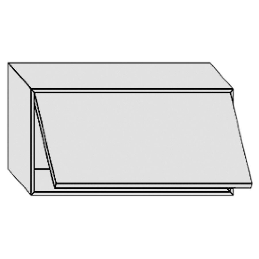 Armoire suspendue PROGETTO
80,0 x 32,0 x 21,0 cm
1 porte, 1 tablette en verre
charnière en haut