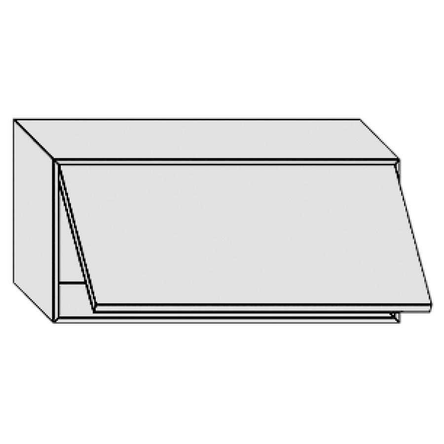 Armoire suspendue PROGETTO
100,0 x 32,0 x 21,0 cm
1 porte, 1 tablette en verre
charnière en haut