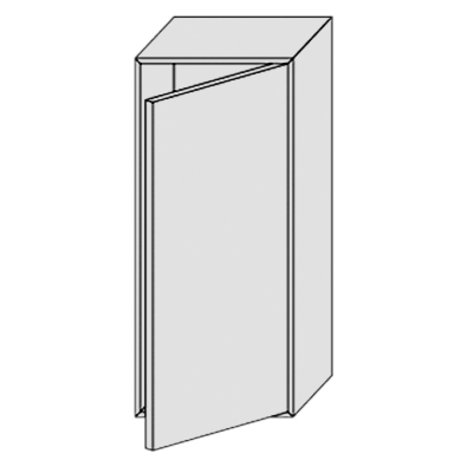 Armoire mi-haute PROGETTO
40,0 x 80,0 x 21,0 cm
1 porte, 2 tablettes en verre
charnière à gauche
