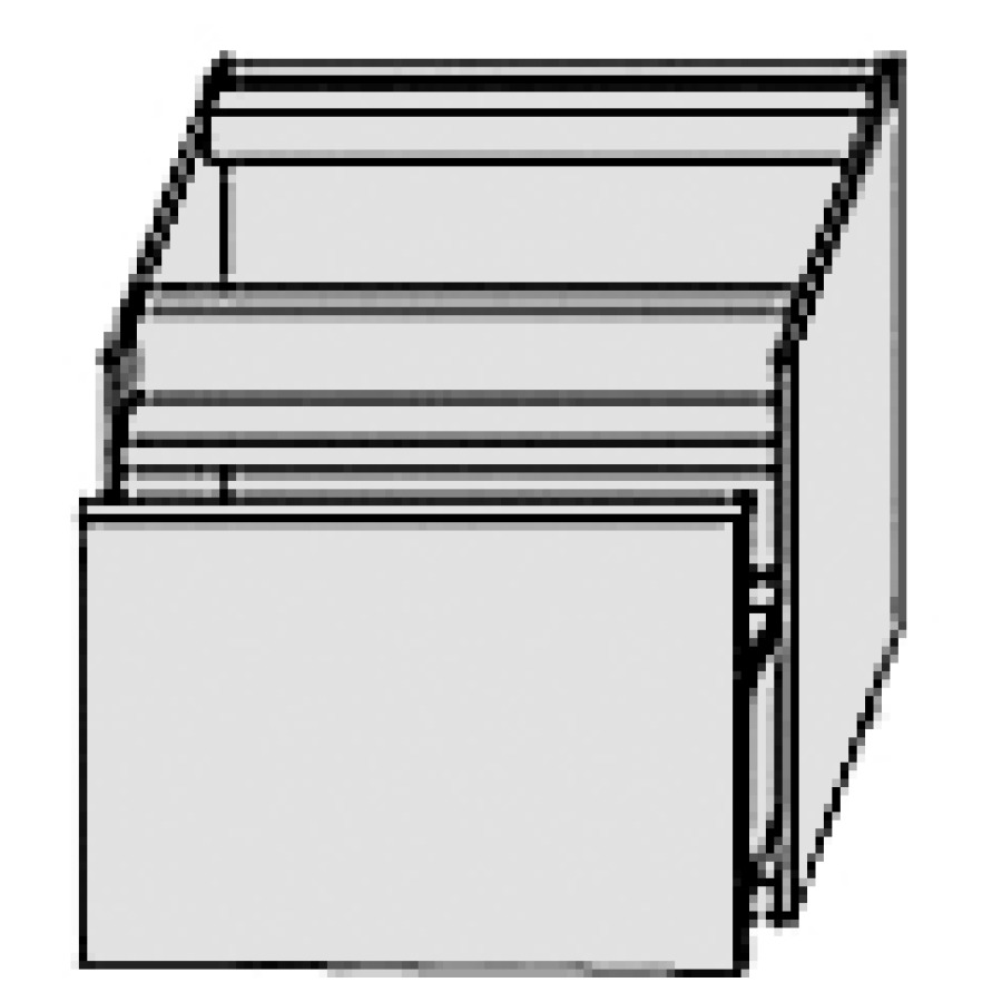 Élément inférieur PERFETTO
30,0 x 24,0 x 50,0 cm
latérale, élément à 1 tiroir