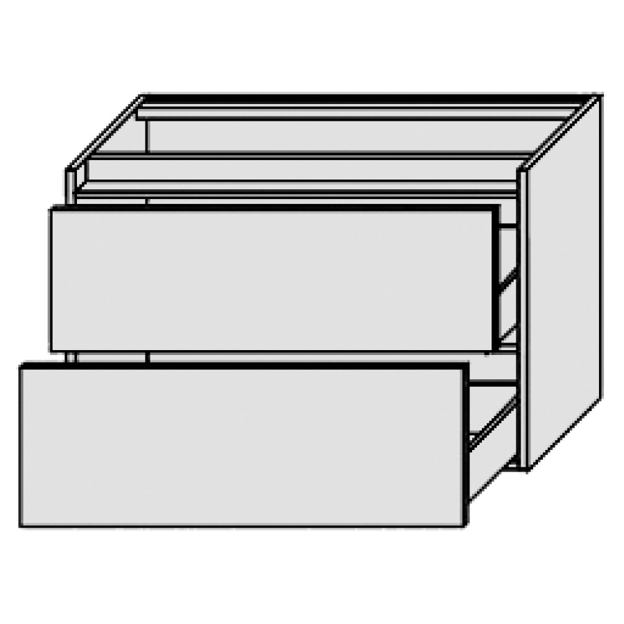 Élément inférieur PERFETTO
80,0 x 48,0 x 50,0 cm
élément à 2 tiroirs